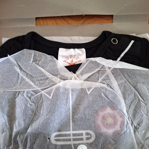 Babys 1st Halloween Fireman Chief Costume 6-12 Months Jumper Hat Booties Rubies - Picture 6 of 8